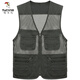 
Woodpecker (TUCANO) middle-aged and elderly vest summer thin breathable vest men's casual multi-pocket mesh dad fishing photography vest Beige XL