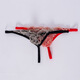 Erwachsene Produkte Neue Lace Herren Perspektive Sex T-förmige Unterwäsche Sexy Mesh U-Bag Tanga Erwachsene Sexprodukte Rot alle Größe