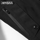 
Caesar; KAISER Men's Park Over Raccoon Fur Collar Mink Inner Nicot Men's Mid-Length Mink Coat Winter Luxury Men's Clothing Black 48 (170/92A)