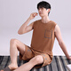 
Modal pajamas men's summer thin cotton sleeveless vest shorts suit summer men's youth can wear home clothes outside 4865 L