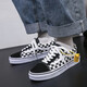 Zapatos de skateboard de aifeng zapatos de primavera zapatos para hombres de lona baja para hombres y mujeres tendencia clásica zapatillas versátiles pareja pareja 605 top bajo (actualización) 40 250 mm