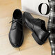 Zapatos de cuero foninou para hombres usuarios para hombres jóvenes trabajos de negocios casuales zapatos de trabajo de estilo británico