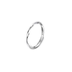 DL 1998 Fat Donglai same style plain ring 925 silver niche design index finger ring simple cold style ring versatile jewelry 925 silver thin wave ring opening adjustable