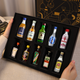 
ERGOUPUB small wine version gift box mini wine version whiskey bottle wine set gift for boyfriend 10 bottle wine version gift box