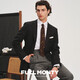 Monty Suit Monty Suit Men's Wool Suit Jacket Men's Slim Business Single Western Men's Casual Suit Black 1205 50