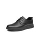 Red Dragonfly Leather Shoes Men's New Business Leather Shoes Men's British Style Casual Men's Leather Shoes Commuter Low Top Men's Shoes WTA12127 Black (WTA12127) 44