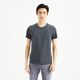 Lilang light fashion men's clothing [one guide wet] T-shirt men's LOGO printed short-sleeved inner bottom shirt Q4QNY202 dark gray L (175)