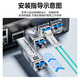 山泽SFP千兆光纤电口模块RJ45  光口转换电口模块广泛兼容华为/中兴/普联/华三 SZ-QGE