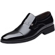 Spider King (Spider King) Lederschuhe Herrenhöfe Herrenschuhe Business Casual Formal Formal Formaler Kleidung für Zehenhöhen, die Männer Hochzeitsschuhe Briefe Z677 Schwarz (täglicher Stil) 37