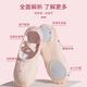 
Yishi Children's Dance Shoes Laceless Dancing Shoes Adult Men and Women Cat Claw Soft Sole Canvas Practice Shoes Body Ballet Shoes Meat Color 38 Size (Suggested foot length 22.5cm)