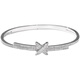 Fat Donglai same style platinum bracelet for women full of diamonds, moissanite double cross bracelet, simulated diamond versatile bracelet, platinum