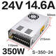 12v transformer DC switching power supply box 48v MEAN WELL NES/S-350W400-24v15a industrial 5V monitoring S-350-24 24V14.6A