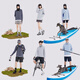 Made in Tokyo UPF300+ sun protection clothing for men, ice silk cool feeling summer outdoor sun protection clothing for men and women, light gray L