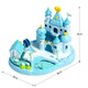 Juguetes para niños Niñas 3-6-7-7-10 años Magnetic House Princess Castle CUMPLEAÑOS Día del Día de los Niños Mesa de lavado de agua simulada