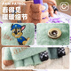 Paw Paw Team Great Gong Children's Gloves Boys Half Finger Gloves Flip Cover Gloves Writable Warm Gloves Beige 13 7cm
