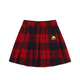 B.Duck little yellow duck children's clothing girls casual hair shorts girls British style pants pleated hem BF325A9901 classic red 105