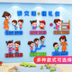 Tuhuan Kindergarten Civilization Etiquette Wall Sticker Huan Chuang Classroom Theme Layout Cultural Wall Good Habits to Develop Wall Decoration 3532 B Civilization Accompanies Me Small