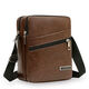 Changyin New Style Herren japanischer und koreanischer kleiner tragbarer Tasche kleine Tasche Weiche Leder -Männer -Tasche Crossbody Crossbody Casual Leichter Rucksack Y9711 Schwarz