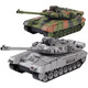 Extra grande télécommande Tank Toy Car Children's Boys Boys Boys 3-8 Year 3 à 8 ans Modèle militaire électrique Modality Y1 Military Green Remote Control Tank [Version de charge]