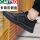 CARTELO @ Men's Shoes Winter 2024 New Sports Shoes Trendy Mesh Breathable Men's Casual Black Versatile Autumn Shoes Black Leather 9852 39 Standard Sports Code