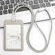 
Student card cover with lanyard Fashion round rope lanyard tag employee card bus card work card work card campus card cover card student bus C5 red horizontal version + 9734 red round rope
