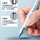 Hobby Little White Brush Pen 0.5 Pen en neutral de secado rápido Pen de firma simple más recarga Ins Estilo Estudiante Pen GP2691 1108 Sustituto Negro 20 piezas