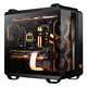 AMD ASUS family bucket Ryzen R9 9950X assembled computer host RTX5080 game live broadcast AI design rendering editing host desktop complete machine diy assembly machine R9 9950X+RX9070XT host丨Configuration four host kit