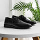 Zapatos de cuero foninou para hombres usuarios para hombres jóvenes trabajos de negocios casuales zapatos de trabajo de estilo británico