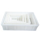 Jingulao Logistics turnover box Thickened plastic tool parts box storage box No. 2 blue 650*410*155mm KZS-698
