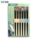 Double Gun Chopstäbchen Nationale Trendlegierung Alloy -Stäbchen Haushalt Neue Farbe Schnelles One Person One Chopstick Color 8 Doppelsegen Charakter Alloy -Stäbchen KZ4882