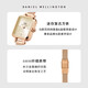 Daniel Wellington Xu Yan's same style DW women's watch retro small sugar cube steel band watch New Year's gift for girlfriend DW651
