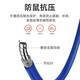 Youpulian Telecom-grade armored single-mode fiber optic jumper Sc-LC-FC-ST steel ring armor line Engineering special tail fiber extension cable anti-rat bite flame retardant Armored single-mode single-core FC-FC 10 meters