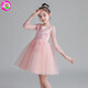 Children's knitted girl princess dress flower girl dress dress wedding dress children's dress tutu skirt children's program performance dress long wine red 160