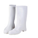 Shuang'an PM95 Küche Sanitärstiefel Ölfestes Anti-Schlupf-Wasserschuhe Regenstiefel geformte Stiefel Größe 39 Weiß