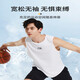 李宁（LI-NING） 运动背心速干无袖t恤男宽松健身跑步训练篮足球分组对抗拓展背心 白色 2XL （185）