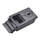 Xukun hardware electric cabinet buckle nylon plastic small buckle spring buckle hand light box door buckle contact customer service price change 724-3 with spring gray-white-<35mm