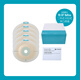 Kangle Baoshengshu Mio zweiteiliger Snap-on Deep Convex Stoma Chassis 16951/16961 1 Box/5 16961 (Verbindungsringdurchmesser 60 mm)