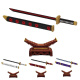 Bloque de construcción Scabbard Modelo ensamblado Bloques de construcción Slayer: One Piece Zoro Yanma Boy and Girl ISU + Scabbard + Scabbard 1355 Gránulos + Trabajo