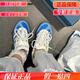 adidas Bad Bunny x Adidas Gazelle Indoor gris y azul blanco zapatos retro bajo IF9734 gris y azul IF9734 38.5 Tamaño normal