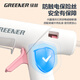 GREENER hot melt glue gun handmade DIY household high-power glue gun 7mm high-viscosity glue stick small children's anti-scalding hot melt gun summer blue glue gun + 30 glue sticks + storage bag