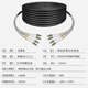 Cable óptico de 7 mm de 7 mm YouPulian Jumper de fibra multimodo al aire libre Fibra de fibra de cola de 4 núcleos LC-LC a SC-FC-ST Cable óptica Cable base Estación base Campo óptico Cable óptico Multimode de 4 núcleos 15 metros