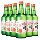 真露（JINRO）烧酒 360ml*6瓶 13度 西柚味 韩国进口 洋酒 调酒基酒