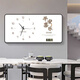 
Yaoshijia painting creative perpetual calendar decorative paintings Ping An Xile restaurant clock hanging paintings Living room wall clock home silent electronic clock JD140.99 perpetual calendar + watch/black hand 120*60 crystal picture pvc black edge