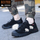 BIUTEE brand light luxury men's and women's labor protection shoes insulated shoes breathable, anti-smashing, anti-puncture safety shoes anti-slip, acid and alkali resistance spring and summer 878 gray breathable model 43