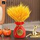 Nine Thousand Grains Wheat Ornaments Dried Bouquets Simulated Flowers Barley Living Room Desktop Decorations 100 Count Vase with Money Bag 4411