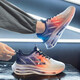 GUQIAN men's shoes 2025 new sports and leisure running air cushion shock absorption junior high school students' height-enhancing dad shoes trendy shoes men TK757 gray orange 40 (250mm)