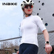 INBIKE summer breathable cycling clothing top short-sleeved cycling clothing road mountain bike men's and women's equipment navy rabbit L