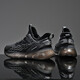 
PatAL VIETON men's shoes 2025 new dad shoes spring and autumn versatile coconut running shoes men's trendy shoes versatile casual sneakers black [four seasons] 898 41