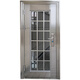 Qilicai stainless steel door 304 stainless steel anti-theft door double door country door balcony glass door home single door style 1