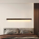 Xishangjiaxi new Chinese style long wall lamp bedroom bedside lamp simple solid wood living room background wall lamp bathroom aisle mirror headlight 80cm 15 watt three-color light